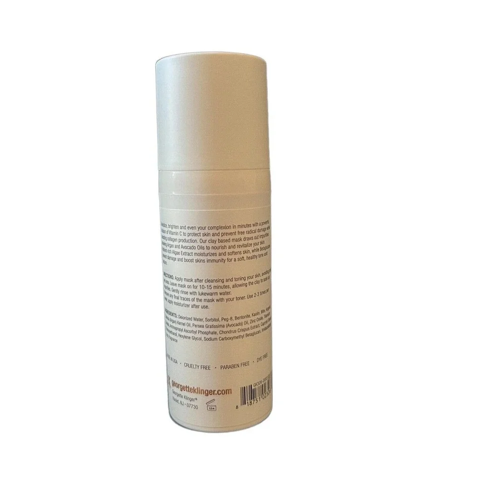 GEORGETTE KLINGER Vitamin C Mask, Full Size 1.7oz/50ml Facial, Anti-aging, NIB